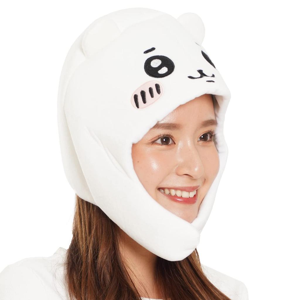 SAZAC Fleece Kigurumi One Size Fits All Cap, Chiikawa, Adult, [Chiikawa]