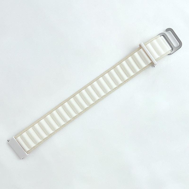 Nylonband för Samsung Galaxy Watch7 6 5 4 40mm 44mm Classic/Active/Gear S3 Frontier 18 20 22mm Sport Loop-rem Amazfit GTS 3 4