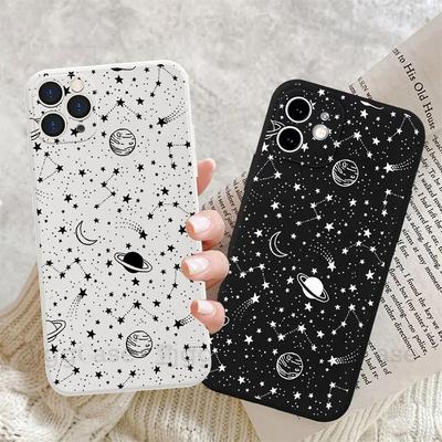 Schöne Mode Animation Soft Phone für Iphone Max 7 Plus 8 XR 12 XS 13 6 s 11 Pro 14 6 Mini X TPU Weiche Silikon Gerade Silikon Fall Abdeckung