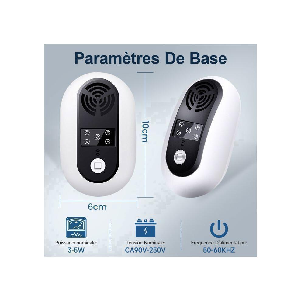 Ultrasonic Pest Repeller for Mice, Rats and Mosquitoes, Silent Chemical-Free Indoor Device for Home, Garage and Attic