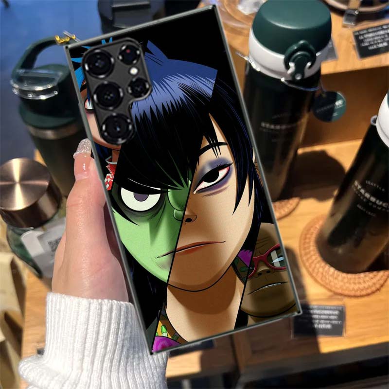 Gorillaz Anime Cases Phone Case for Samsung Galaxy S26 Ultra S25 Edge S24 S23 FE S21 Plus S20 S22 S10 Cover TPU Capa Shell Shock