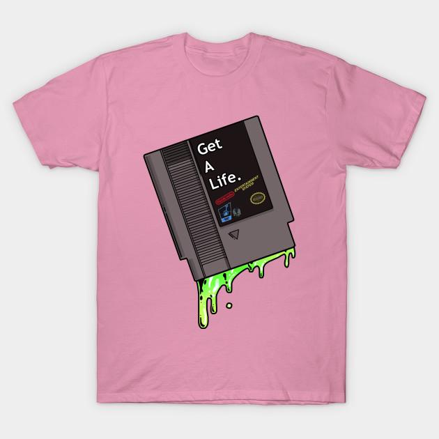 T Shirt Women Get A Life Nes Tee Harajuku Print Kawaii Tshirt Summer Short Sleeve Female T-Shirt Top Tee