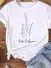 (Asian Size) Women Tee Top Clothing Casual letter cute 90s lovely  Short Sleeve T Shirt Fashion Printed Lady Female Graphic T-shirts