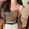 Summer Ice Silk Camisole: Sexy Back, Chest Pads, Comfy Tube Top