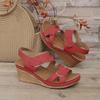 Fashion Summer Women Shoes Sandals Open Toe Walking Shoes Soft Ladies Shoes Wedge Women Shoe Party Sandal Women Female Footwear