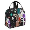 Borsa Termica per Pranzo Insulated Cartoon Doors Anime Game per Campeggio Viaggio Impermeabile Cooler Termica Bento Box Donna Uomo