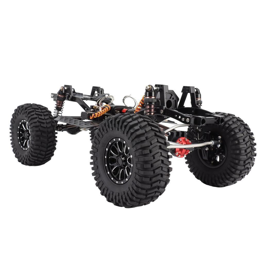 1/10 Scale RC Car Metal Frame 313mm Wheelbase High Low Double Speed Differential Lock Axle Frame for SCX10 1/10 Remote Control Car