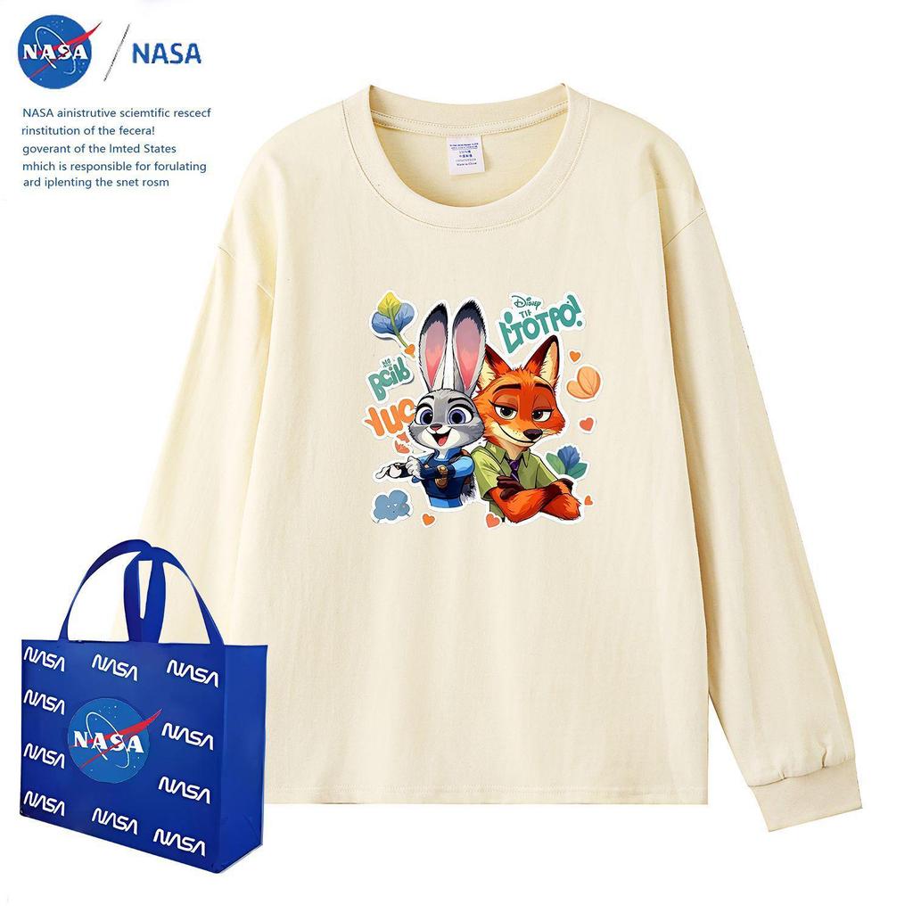 NASA Cartoon Handsome Nick & Cute Judy Patchwork Long Sleeve for Kids
