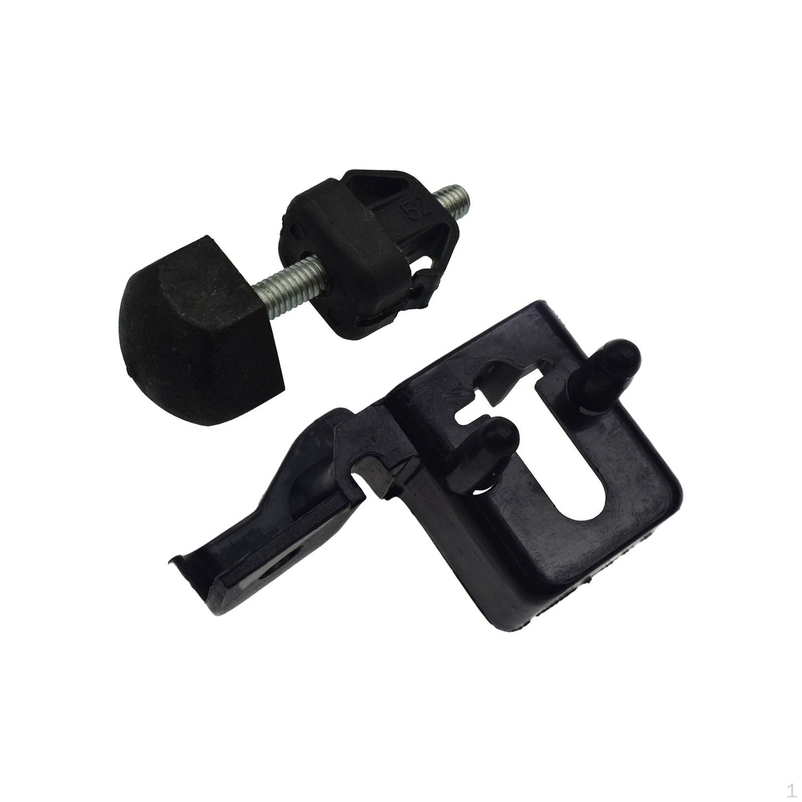 

Hood Stopper and Bracket Black DS73-16K808 Durable Replaces Stop Cushion Support Auto Parts Right