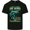 She Bends Over Rude Fishing Funny Kids T-Shirt Childrens