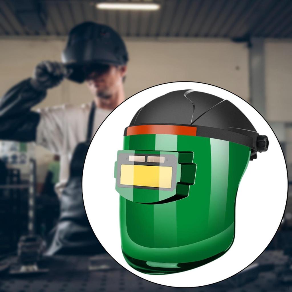Auto Darkening Welding Mask with Hard Hat Comfortable to Wear 180° Flip up