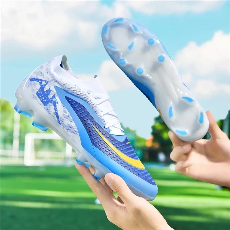 New Men Football Boots Professional Indoor Training Soccer Shoes Breathable Unisex Ultralight  Futsal Drop Shipping