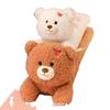 Angel Cuddly Bear Plush Toy Long Cuddly Kids Soft Cushion Home Decor Gift Girls