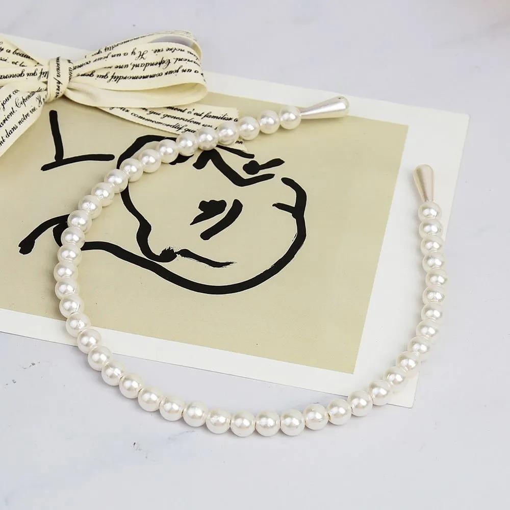Pearl Hairband Pearl Headband (Small) Mini