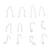 12PCS Headlight Bulb Spring Clip Holding Spring Clip, Universal Automotive Headlight Clip with 12