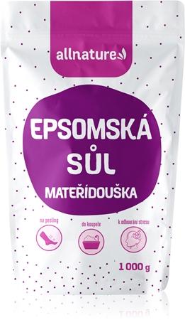 

Allnature Epsom salt Motherwort bath salt TU прозрачный