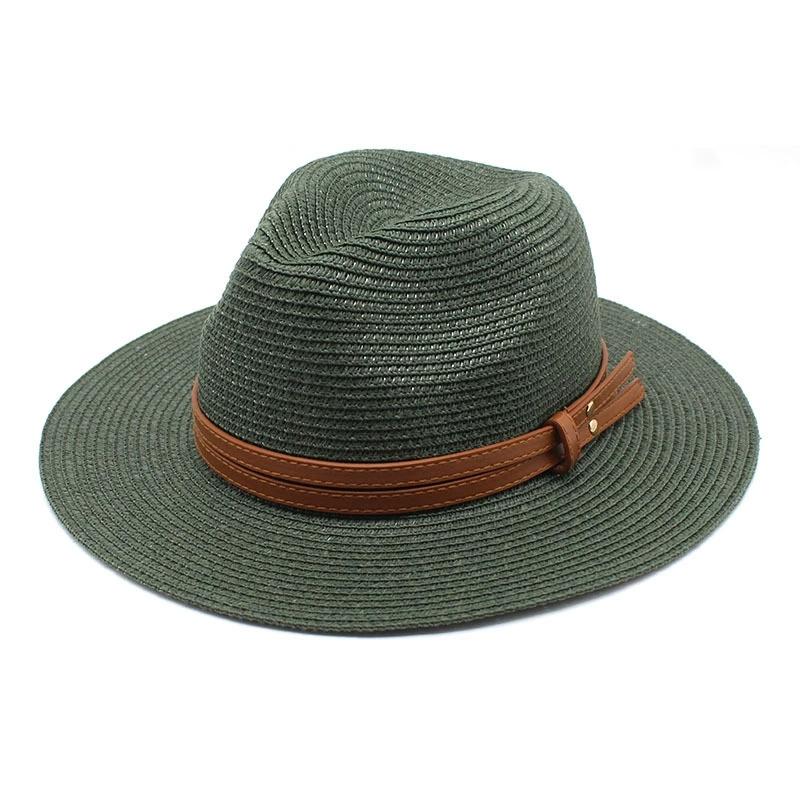 Beach Hats for Men and Women Beach Outdoor Sun Protection Visors Sun Hats Jazz Straw Hat