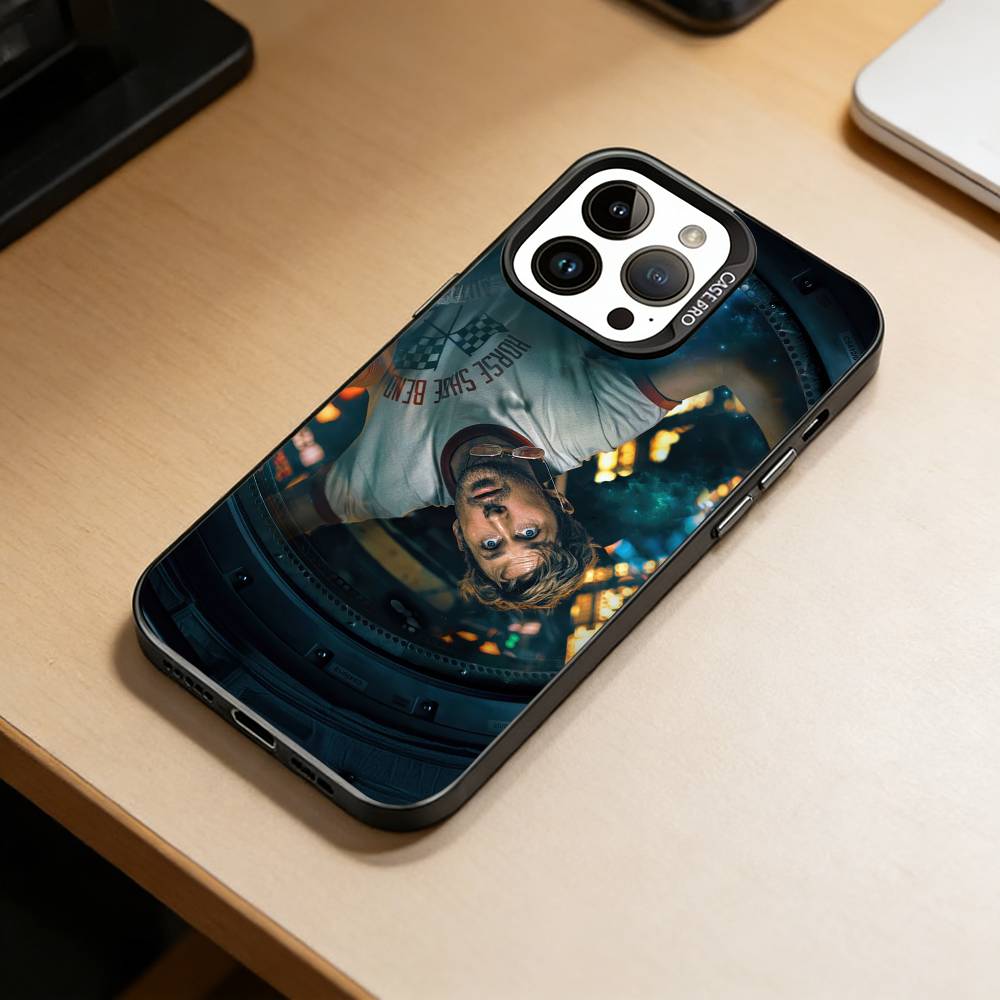 R-Ryan Gosling  Phone Case For iPhone 17,16,15,14,13,12,11 Plus,Pro Max,XS,Colored Silver Plated Inside Cover