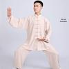 Xiaoheshan Tai Chi Cotton Linen Martial Arts Clothing for Men & Women - Spring/Autumn Collection, Perfect for Middle-aged and Elderly Training