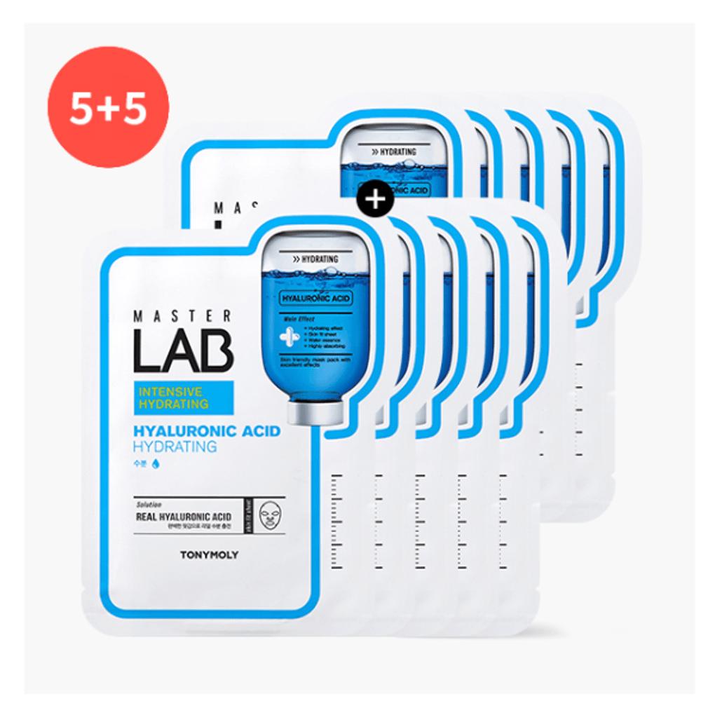 

Tony Moly Master Lab Hyaluronic Acid Mask Sheet 5+5