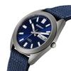 BERNY Men's Titanium Analog Quartz Watch, Japanese VJ53 Movement, 10 ATM Waterproof, Sapphire Glass, Super Luminous, Calendar, Blue Dial