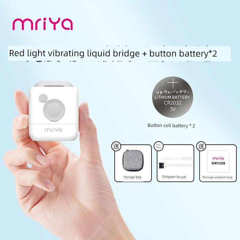 Mriya Electric Scalp Applicator Head Red Light Roller Massage Hair Growth Liquid Introduction Comb for Minoxidil Red Light Vibrating Medicine Comb