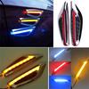 Pair(2Pieces) Universal Blade Steering Light Fender Side Marker Light Car Led Turn Signal Lamps Yellow Red Blue White