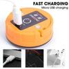3000lm Mini High Power LED Camping Flashlight USB Rechargeable with Magnet Base Power Bank for Outdoor Tent Portable Emergency Lantern