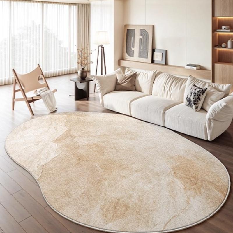 Light Luxury Bedroom Decor Marble Carpet Irregular Shape Carpets for Living Room Fluffy Soft Plush Rug Home Non-slip Floor Mat
