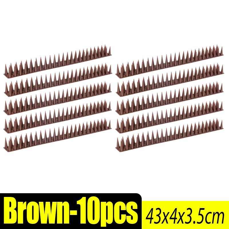 1-10pcs Outdoor Birds Pigeon Cats Spike Bendable Bird Repellent Spikes Deterrents for Garden Window Fences Roof Balcony Railing