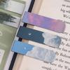 2Pcs/Pack Magnetic Bookmark Beautiful Scenery Clouds Simple Literary Pattern Bookmark Reading Tool School Office Supplies