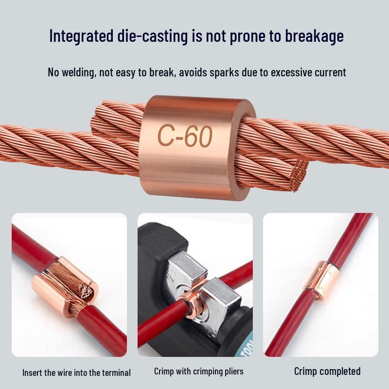 C-Type Copper Wire Branch Connector CCT-16/20/26/44/60/76/98/122