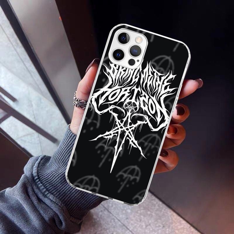 BMTH B-Brings Me The HorizonS Phone Case For iPhone 17 Air 11 13 Mini 14 15 Plus 16 12 Pro Max 16E SE 7 8 Pattern Soft TPU Back