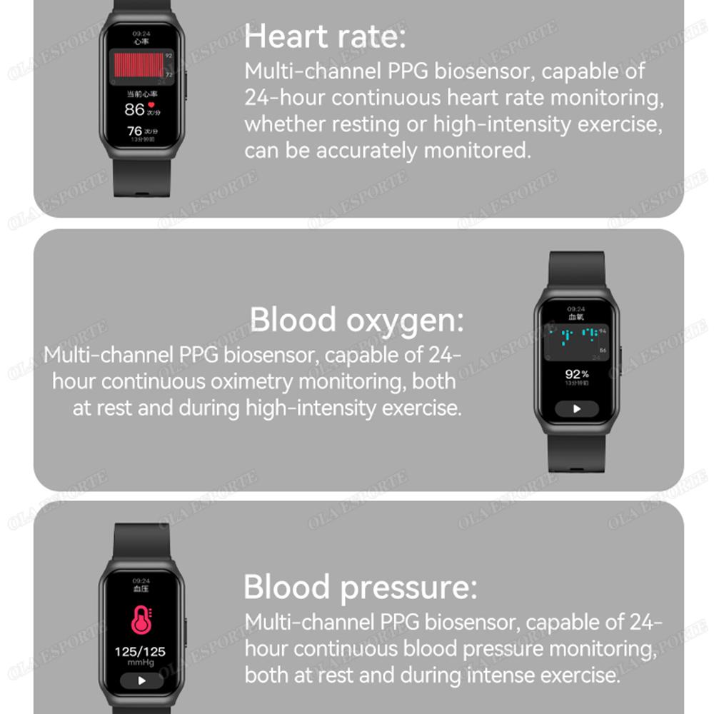 Smart Band For Android IOS Smart Bracelet Women Smartwatch Men Heart Rate Blood Oxygen Waterproof Sport Watch For Ladies +Gift