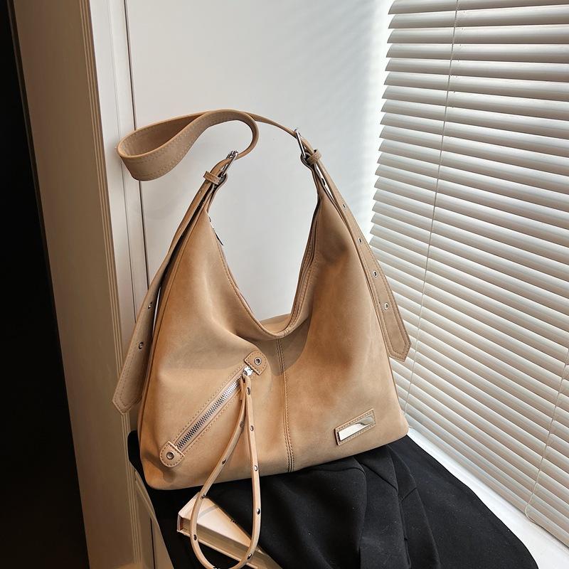 Bag Lazy Wind Underarm Bag New Large Capacity Tote Bag Wide Shoulder Strap Single Shoulder Casual Backpack