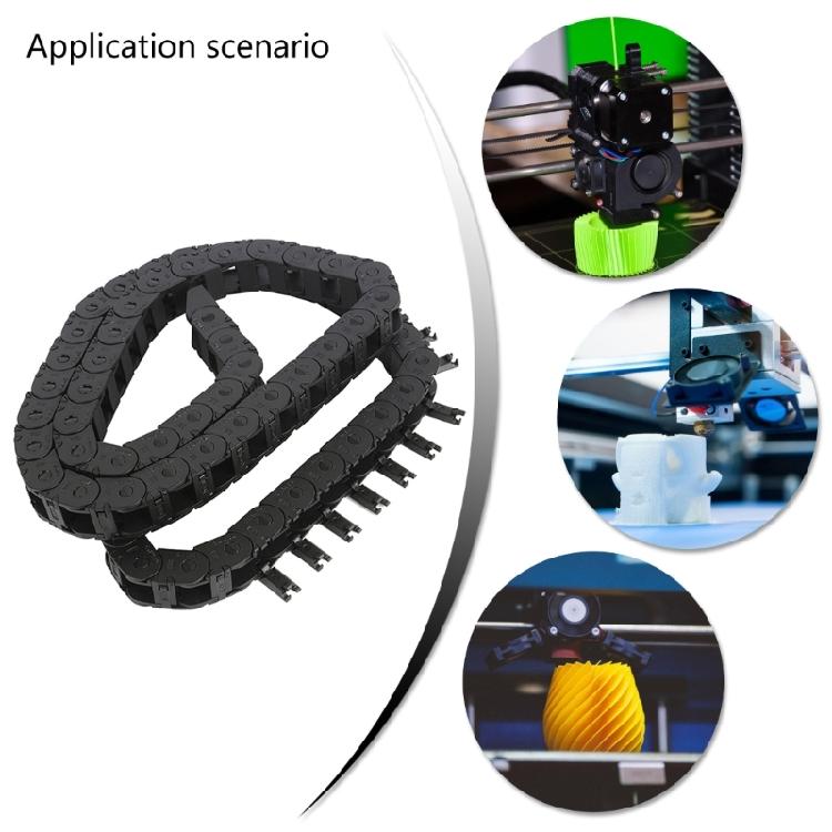 Wear Resistant Nylon Drag Chain Supports Fast Speed Movement Equipment And Robotics