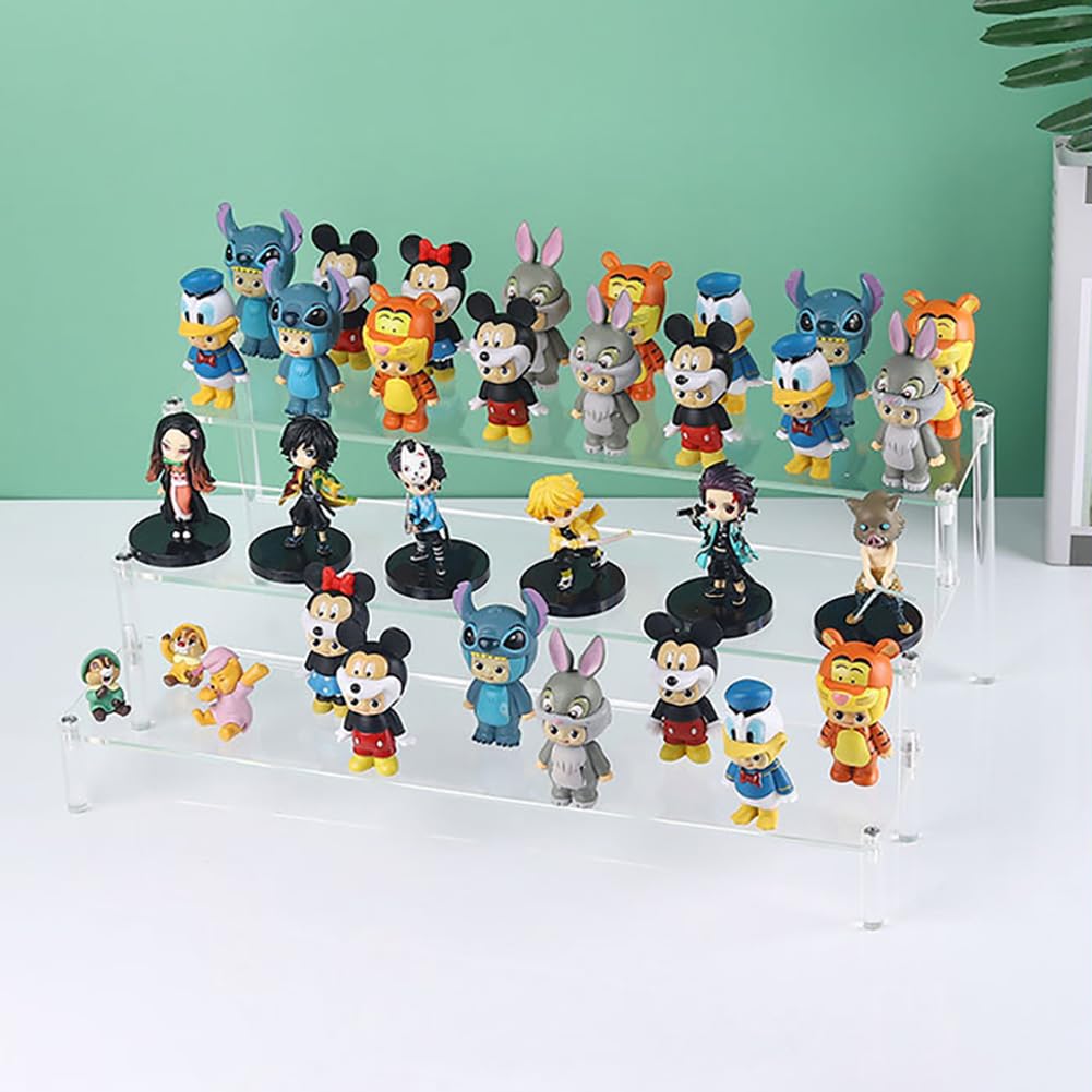 KIMEYA Ausstellungsständer, Acryl-Figurensammlung, Display, Acryl-Aufbewahrung, Figurendisplay, Montage, transparent, Längenständer, Display, Ständer, Koffer, Ständer,