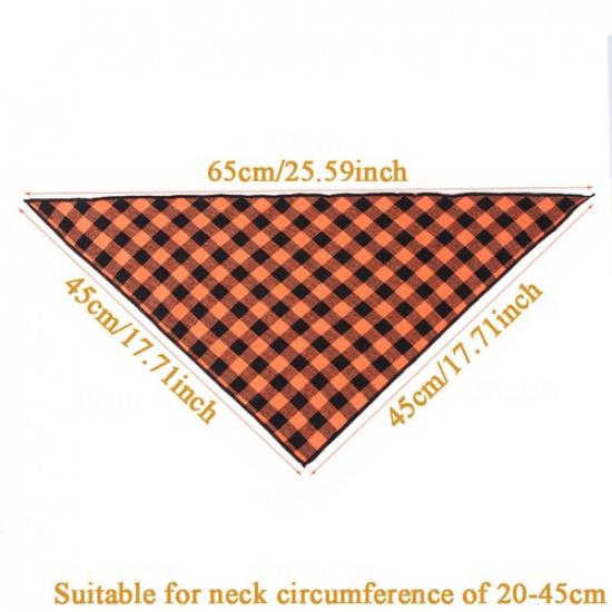 Pet Hat Dog Cat Western Cowboy Hat Pet Triangle Scarf  Photo Prop PetAccessori m оранжевый
