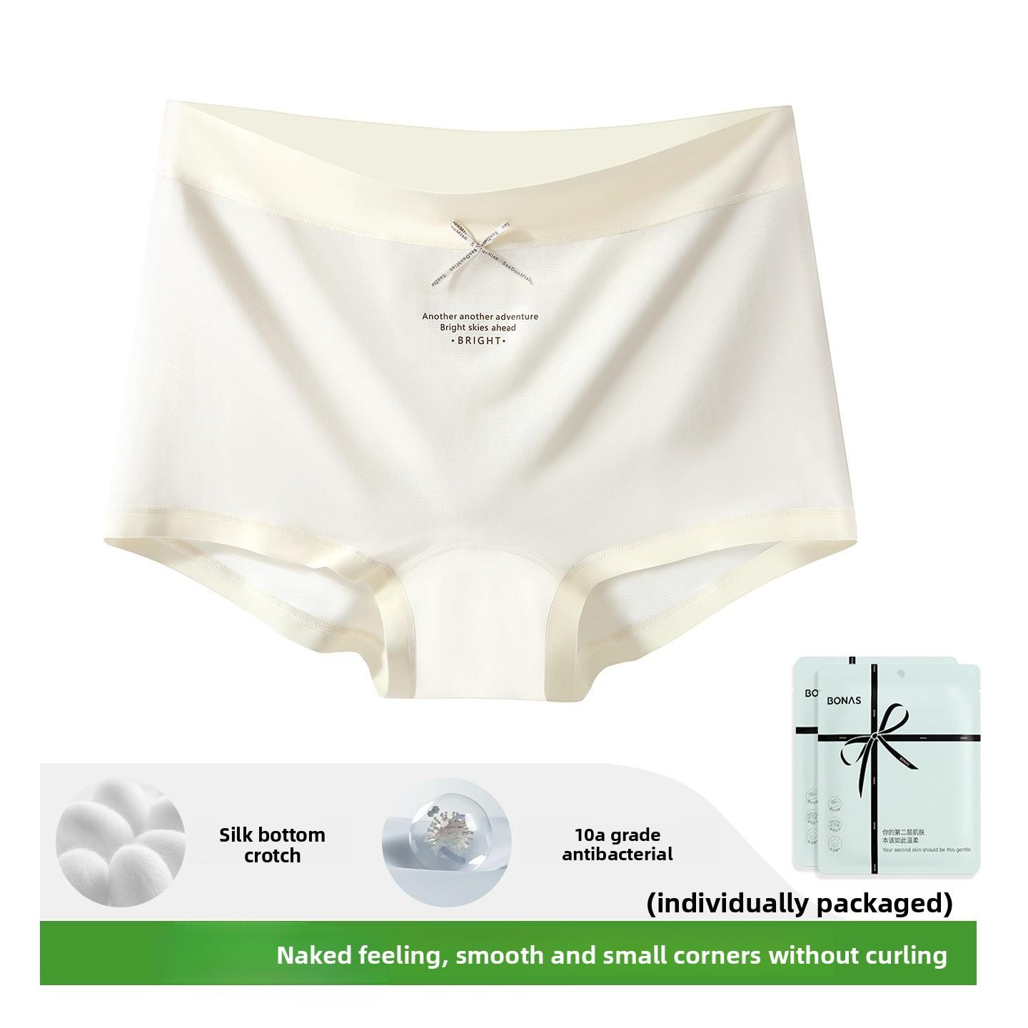 

Plus Size Women s Summer 10A Bacteriostatic Crotch Non Scratch Mid Waist Flat Angle Panties XXL сірий