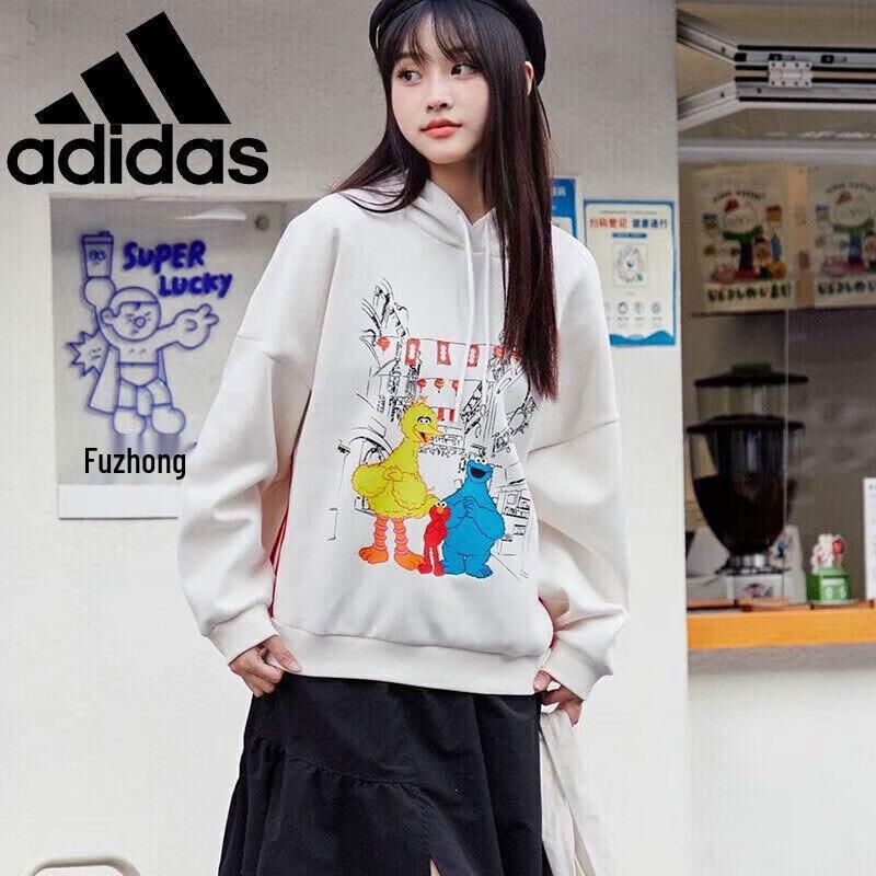 Adidas Men s Hooded Pullover Sweatshirt M