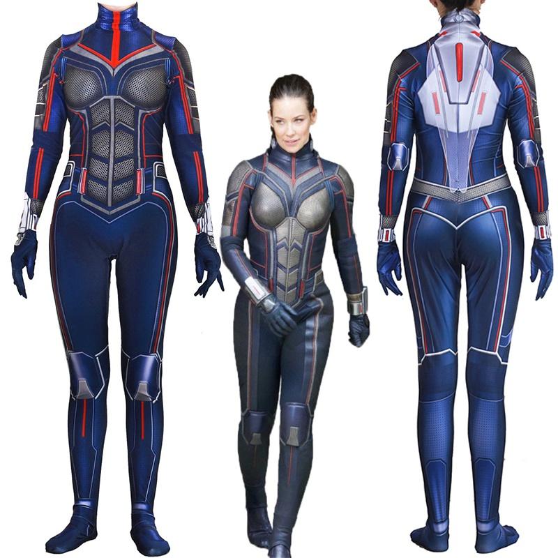 Exquisite Ant-man Wasp Tight Superhero Cosplay Costume For Kids And Adults