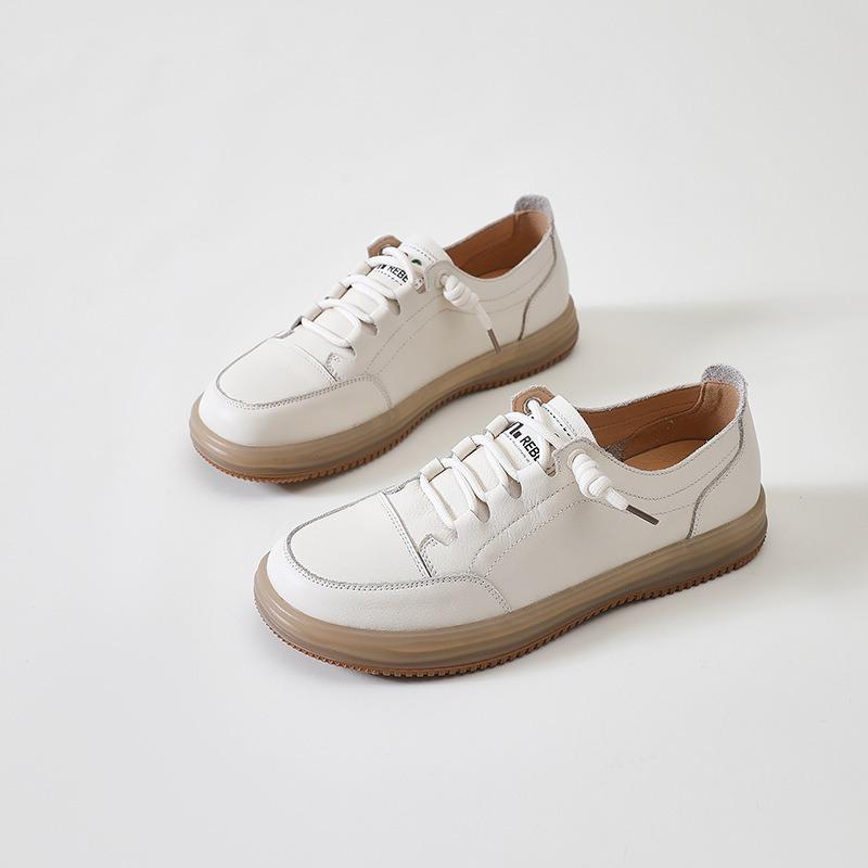 

Универсальная обувь с мягкой подошвой и мягкой поверхностью, одинарная обувь на шнурках, женские повседневные туфли на плоской подошве для одной ноги 40 бежевый