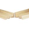 2Pcs Wooden Dominoes Rack Dominoes Tiles Holders for Mexican Train Dominoes Game
