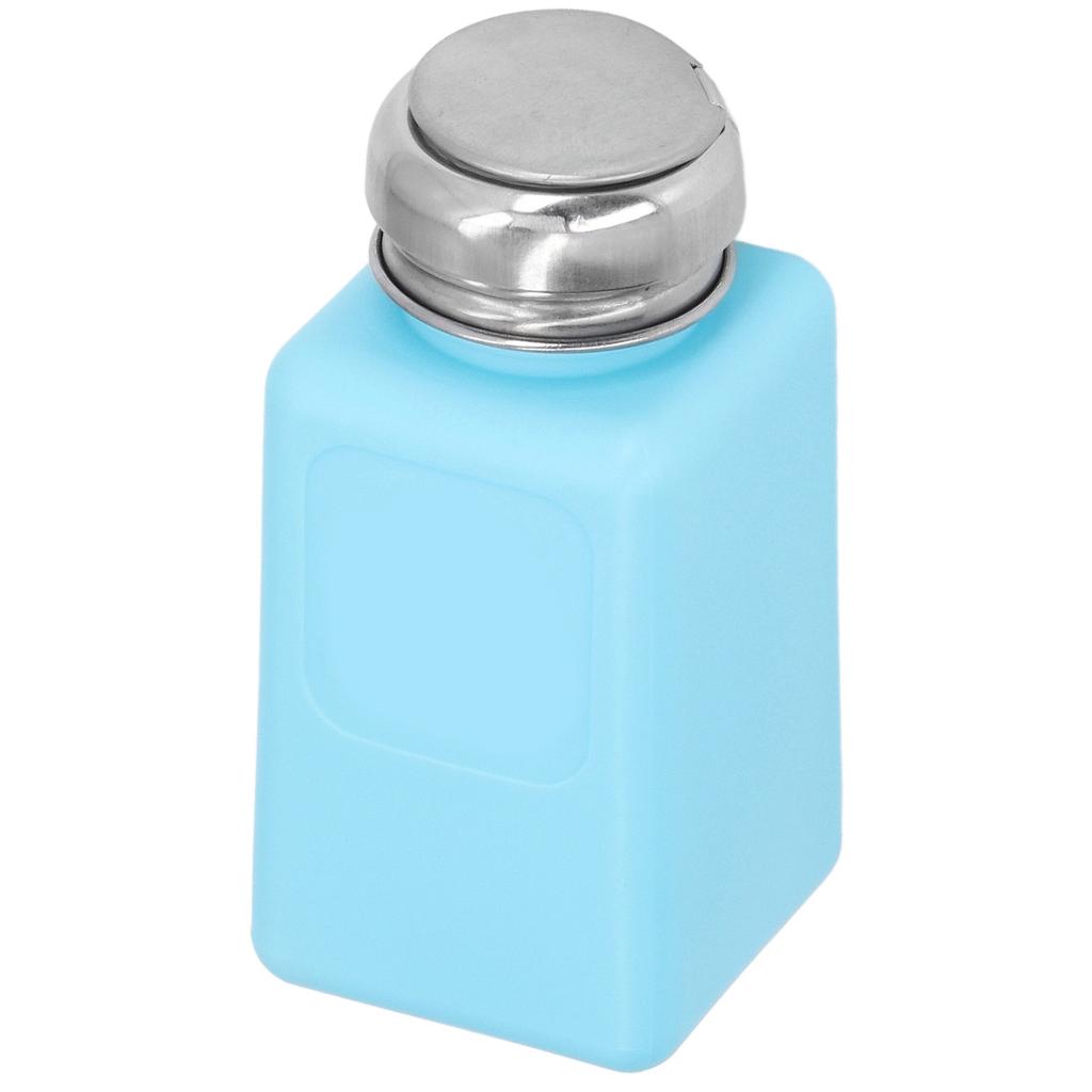 200ML Press Type Solvent Dispenser ESD Safe Anti Static Square Bottle with Stainless Steel Lid