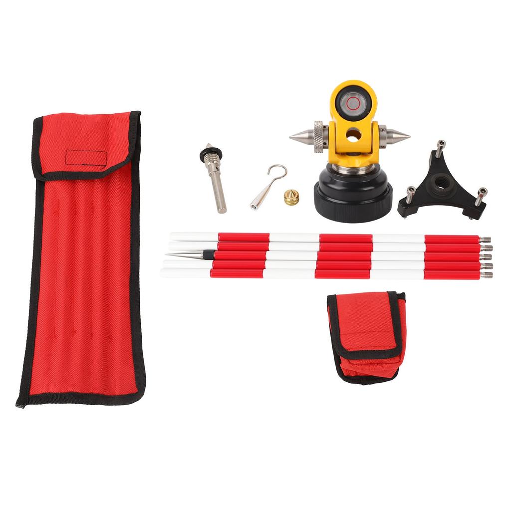 Totalstation Prisma Präzises Multifunktionales Vermessungs-Mini-Prisma mit Stange für Sokkia