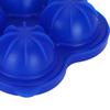 4 Hole Ice Cubes Mold Silicone Ice Ball Maker Mould Tray for Home Kitchen SuppliesDark Blue