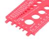Nut Bolt Screw Gauge Multi Functional Inch Metric Quick Identification Nut Bolt Thread Checker Protable Thread Measuring Tool