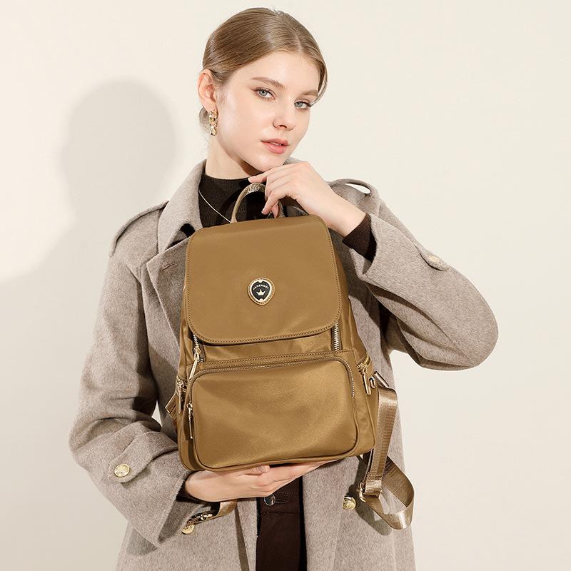 Rucsac de Primăvară Pânză Oxford Nailon Geantă de Mare Capacitate Rucsac Simplu de Damă Potrivit pentru Orice