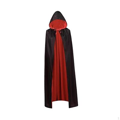 Gotischer Kapuzenumhang für Halloween-Kostüme – Wendemantel für Herren