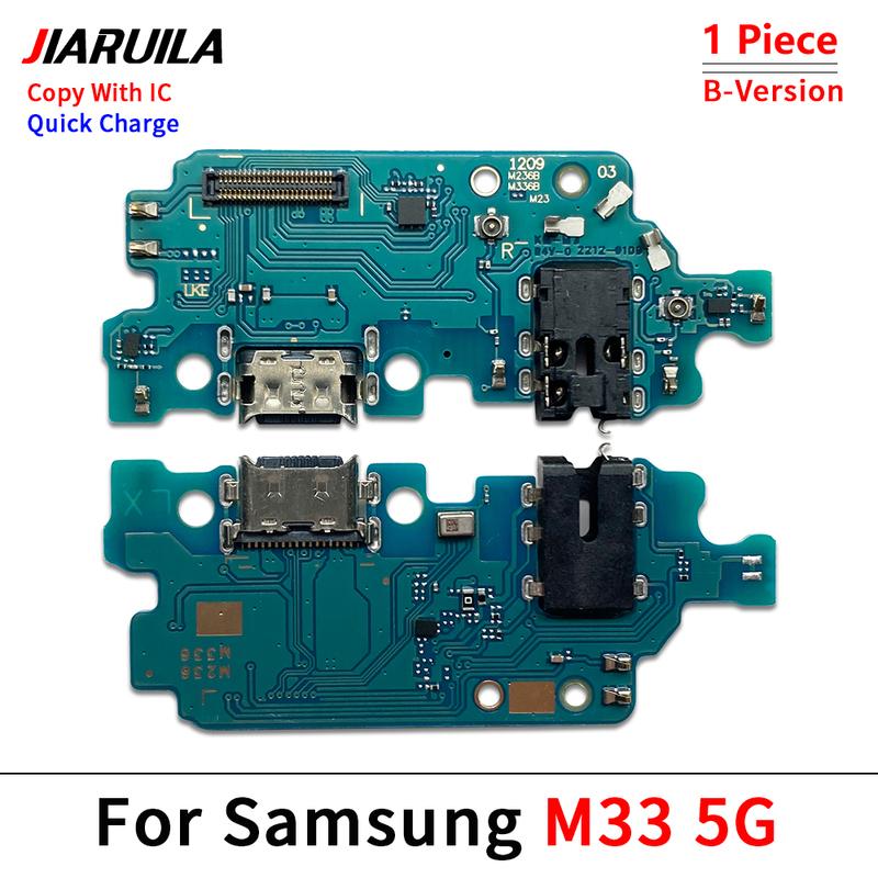 USB Charging Board Port Dock Charger Connector Flex Cable For Samsung M11 M12 M13 M21 M21s M31 M31s M22 M32 M23 M33 M53 4G 5G